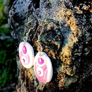 Love grenades- hand sculpted earrings